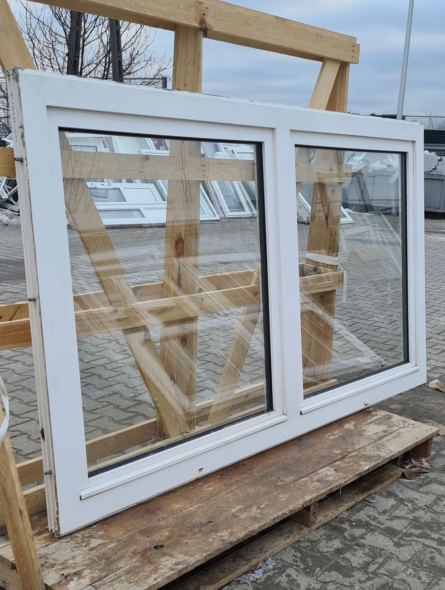 OKNA Używane 238X133 OKNO KacprzaK Plastikowe PCV Lider Okna OLX