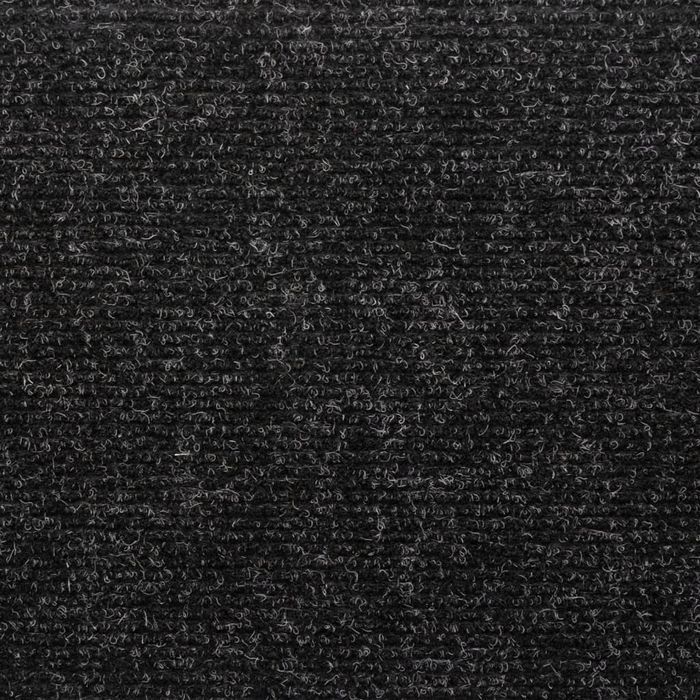 vidaXL Nakładki na schody, 5 szt., czarne, 65x21x4 cm