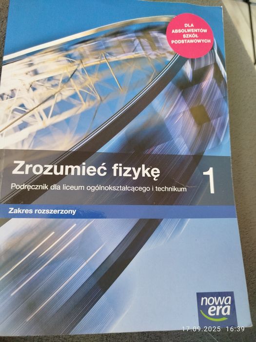 Książka Zrozumieć fizykę 1 , zakres rozszerzony