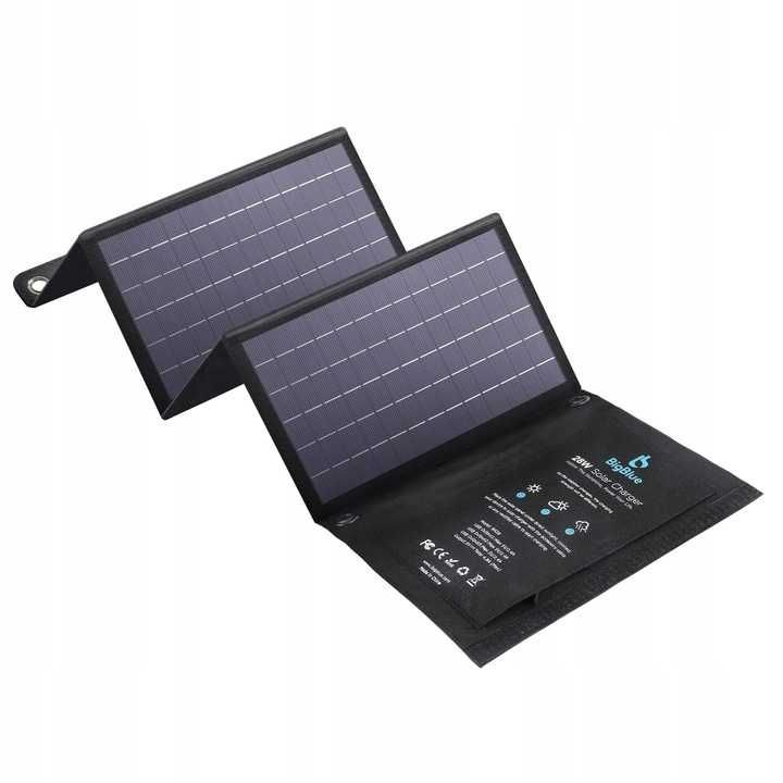 Ładowarka Solarna Przenośna Wodoszczelna Solarny 2Porty USB Panel Słon