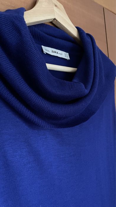 Vestido de malha Azul elétrico