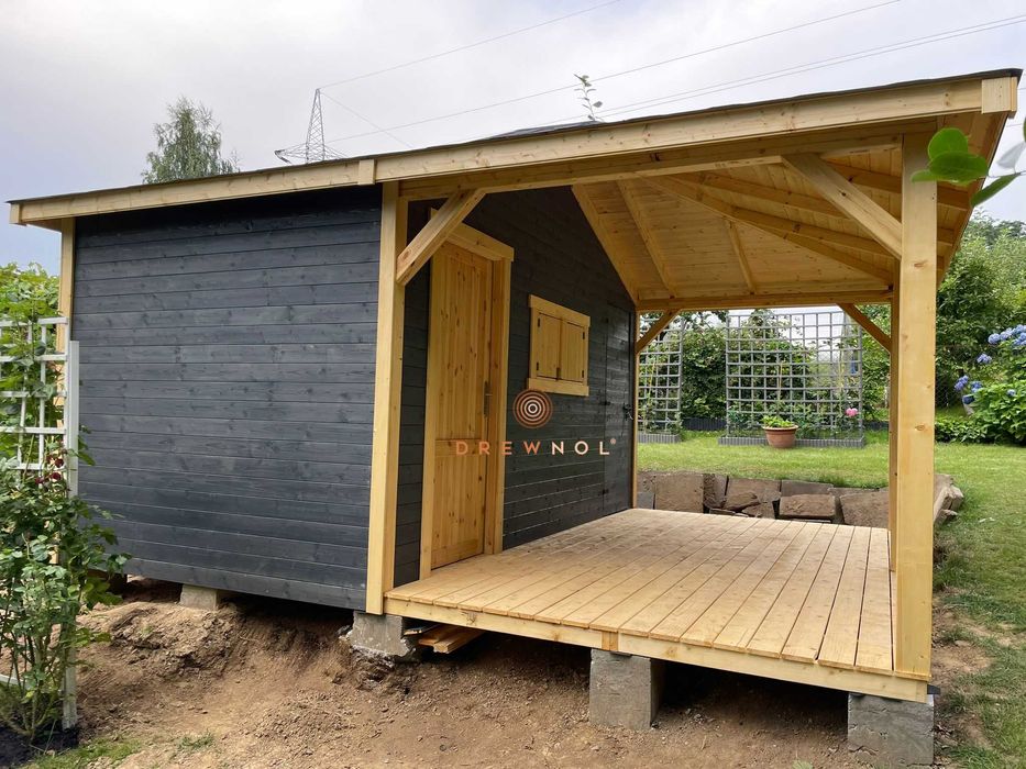 domek narzędziowy,, domek 2w1 altanka , altanki 4,5m x 5m