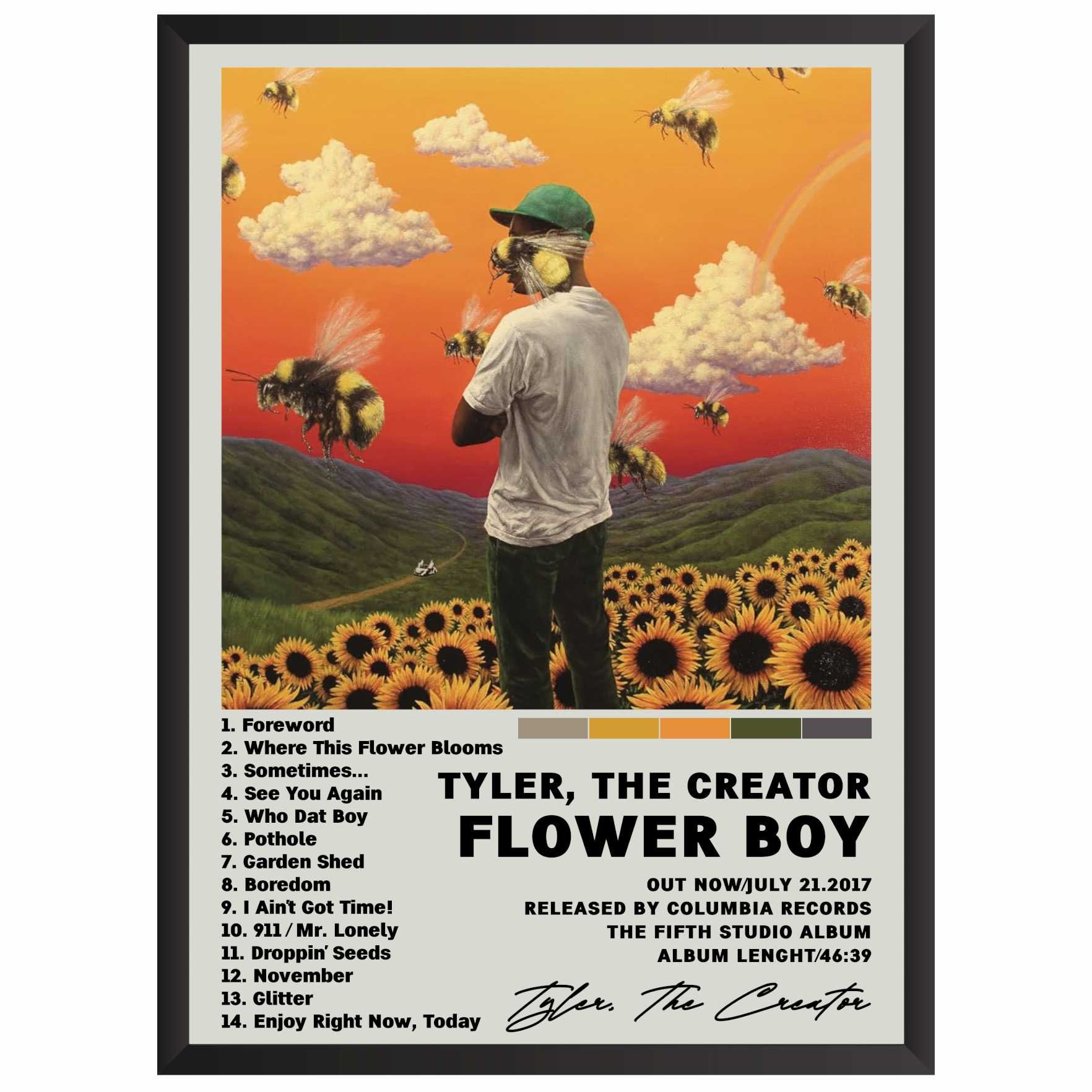 Tyler, The Creator Plakat Obraz z albumem prezent