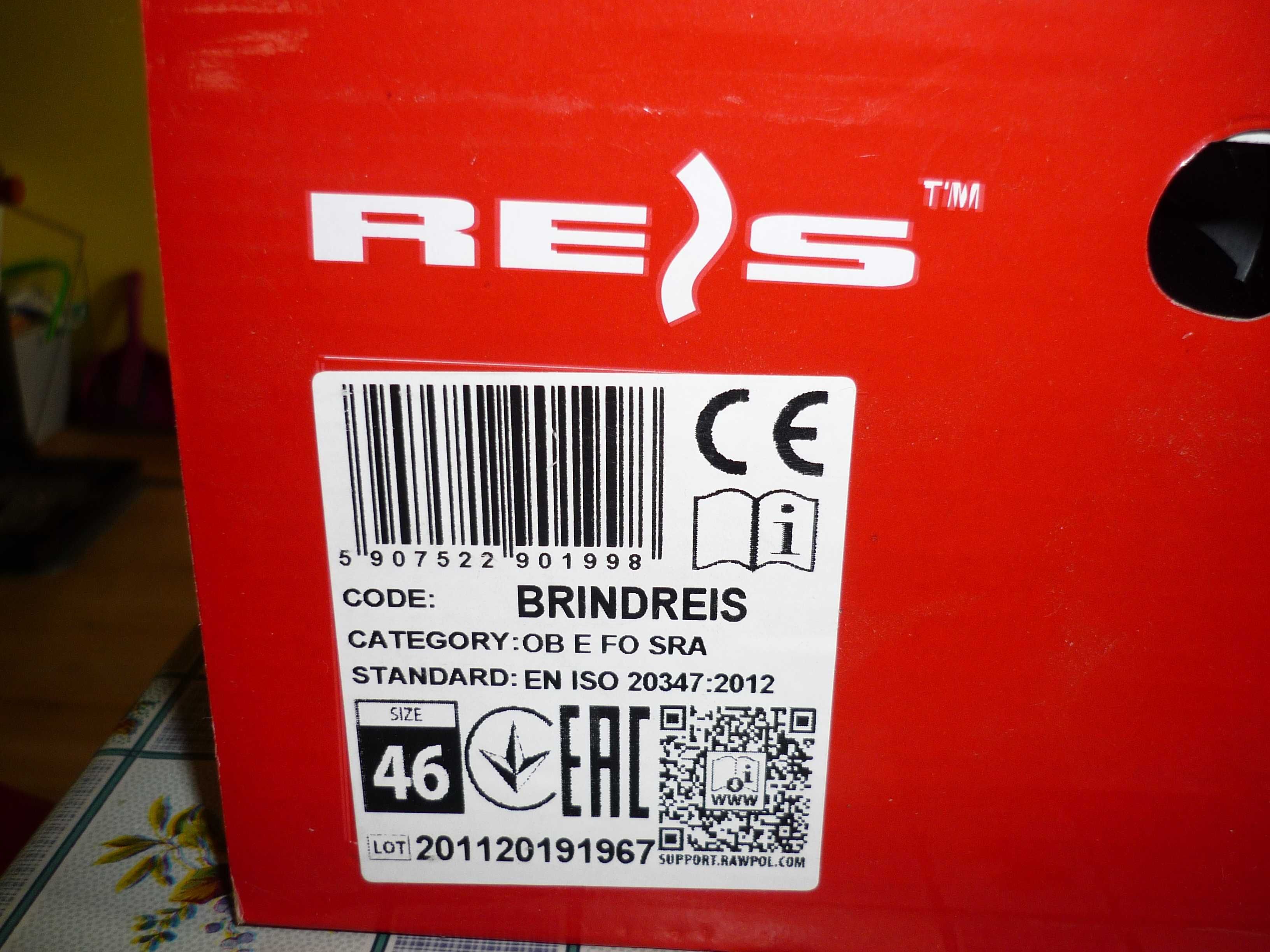 Buty zawodowe BRINDREIS rozmiar 46