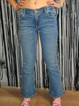Spodnie jeansy dzwony 152