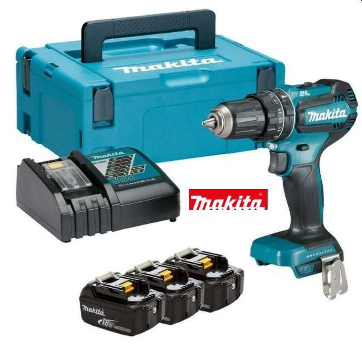 Wiertarko-wkrętarka Makita DHP485RF3J 18 V 3 Ah