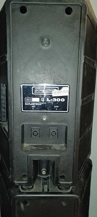 Kompletne nagłośnienie, power mikser MACKIE, kolumny, kable, stojaki