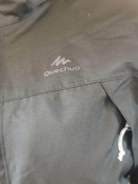 Kurtka męska przeciwdeszczowa oddychająca hydrofobowa Quecha Xl.