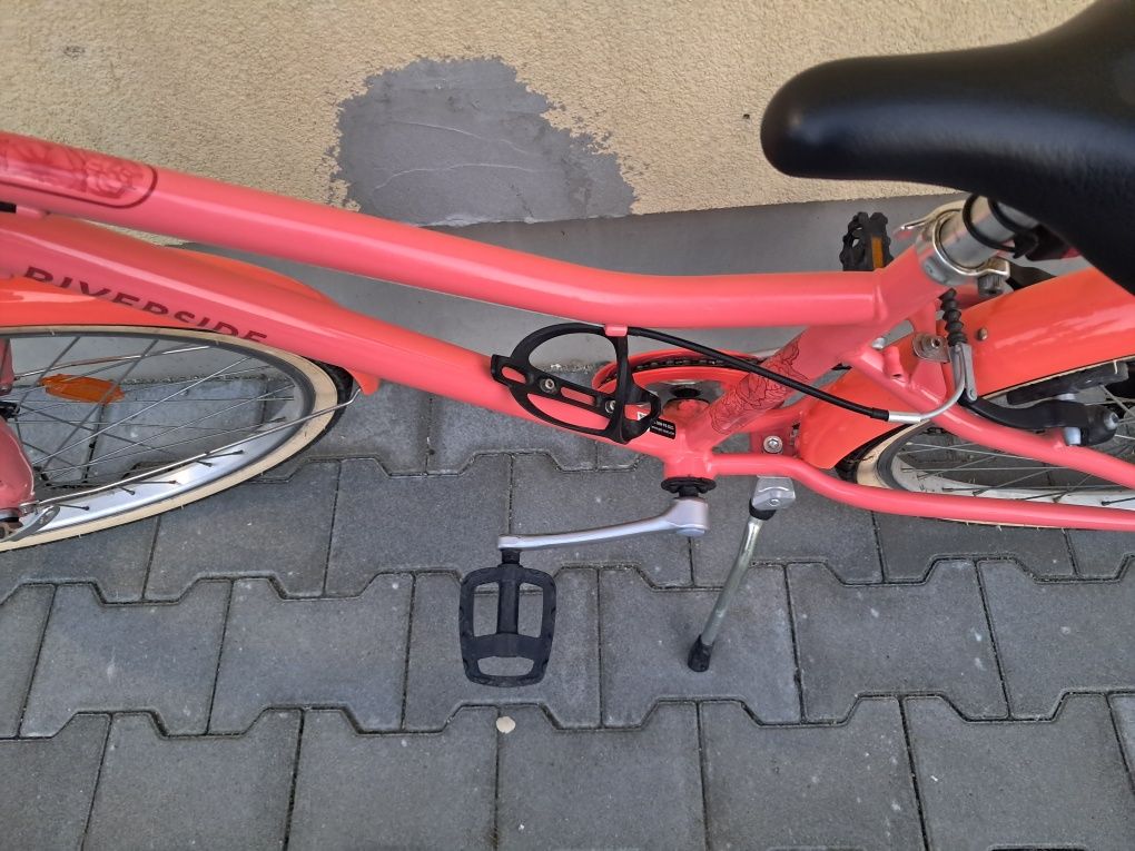 Rower Riverside dziecięcy dla dziewczynki koła 20" Decathlon