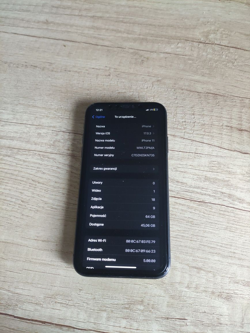 Sprzedam iPhone 11 64GB