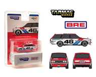 Datsun Bluebird 510 Wagon BRE #46 Red/White/Blue Tarmac 1:64