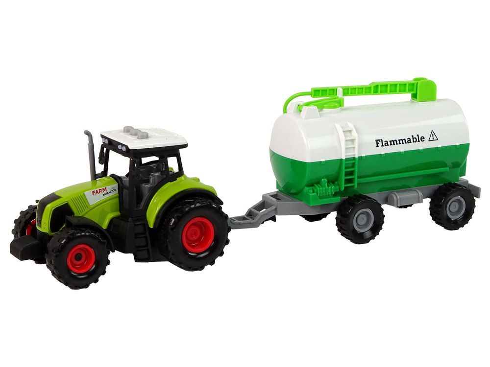 Traktor dla Dzieci z Przyczepką Cysterna Autko Farma