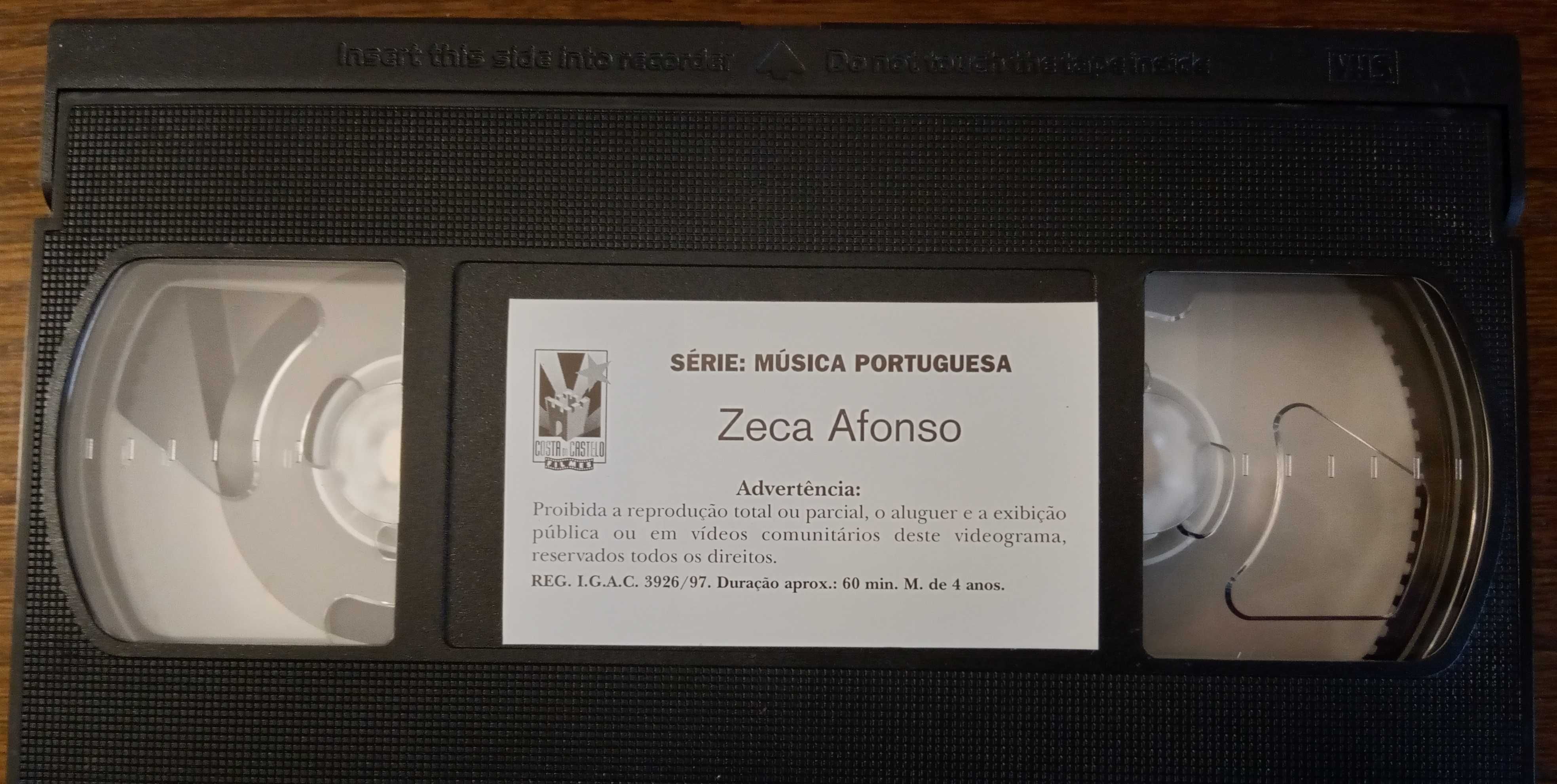 José Afonso	- - - - -		Zeca Afonso ao Vivo no Coliseu	- - - - -	VHS