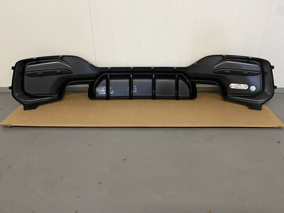 SPOILER DIFUSOR DE ESCAPE PALA ABA LÂMINA LÁBIO RABETA AVENTAL LIP BMW SERIE 1 F20 F21 LCI PACK M PERFORMANCE