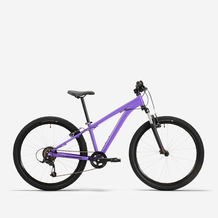 Bicicleta BTT EXPL 500 26" 9-12 Anos Roxo