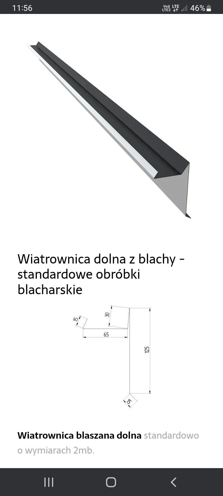 Wiatrownica blaszana