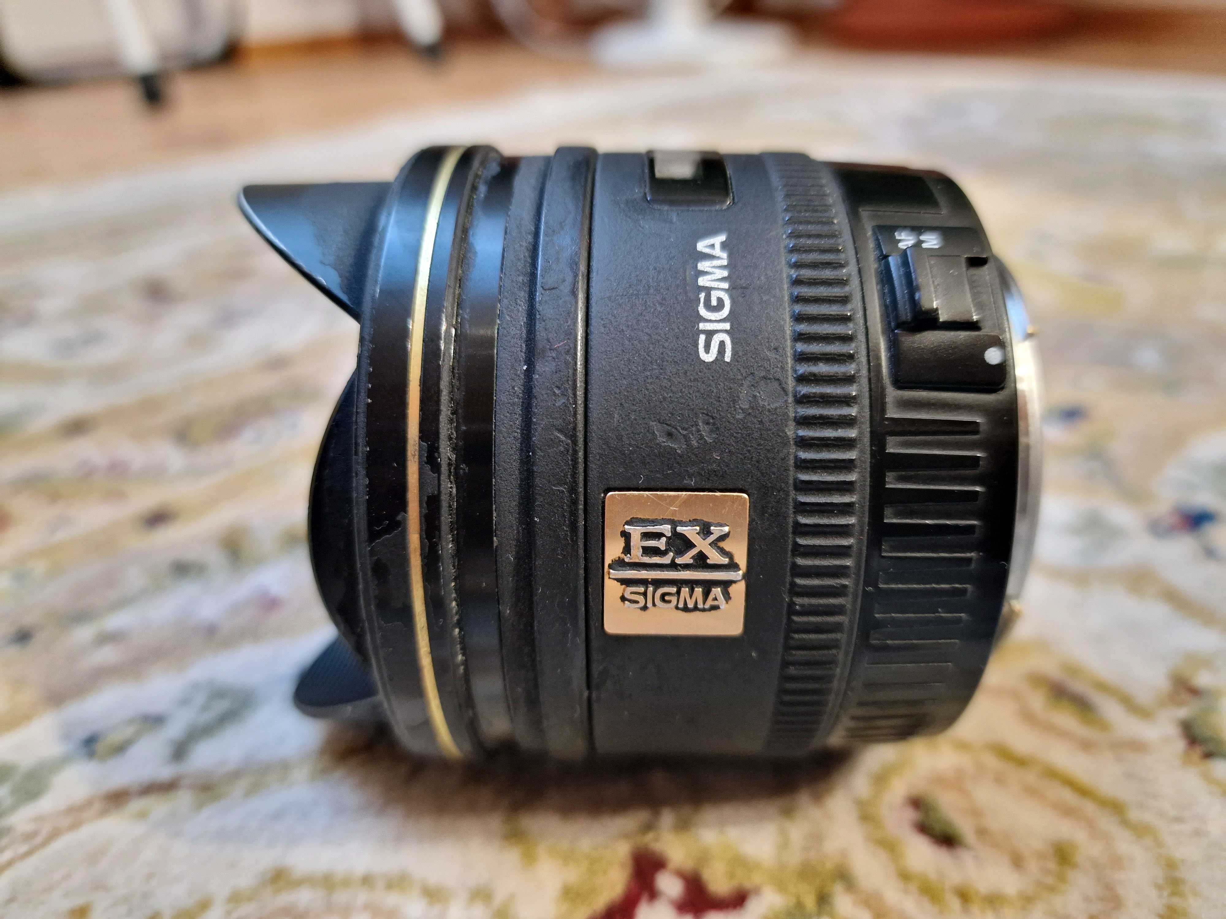 Obiektyw Sigma Fisheye 10 mm 2.8 EX mocowanie Canon