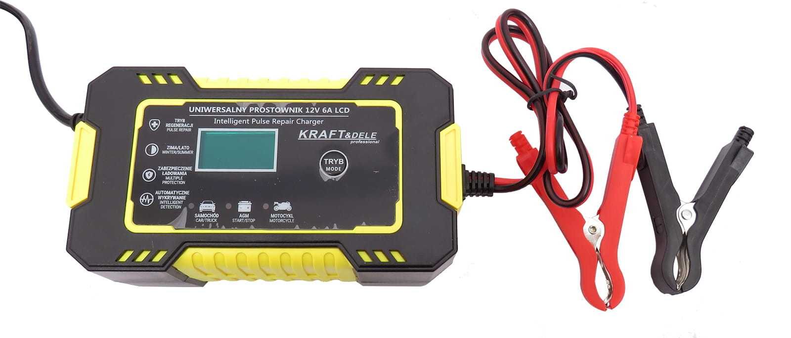 KRAFT&DELE Automatyczny Prostownik Do Akumulatorów Inteligentny KD1290
