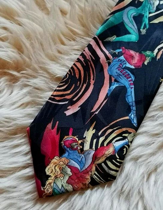 Шелковый галстук винтаж 80 годов MICHAELIS