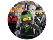 opłatek na tort lego ninjago 20cm