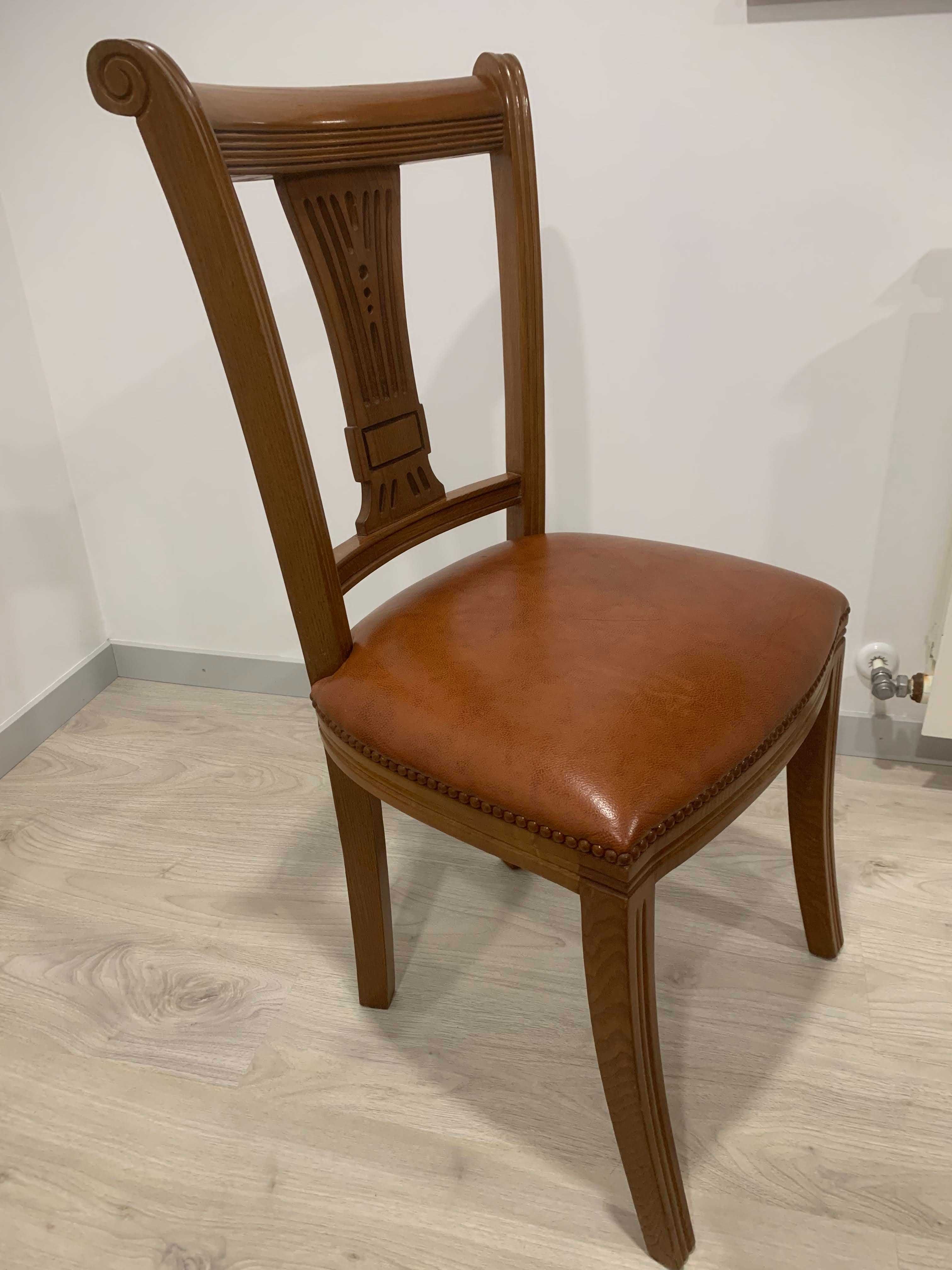 Mesa oval de sala + 6 cadeiras