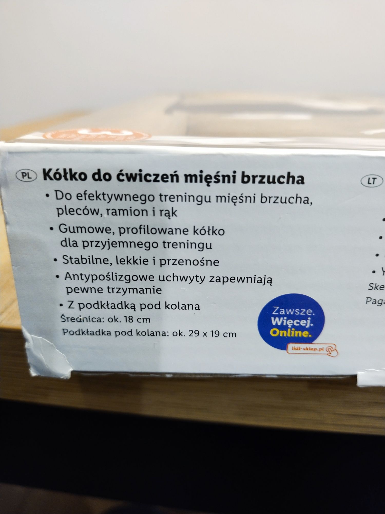 Kółko do ćwiczeń mięśni brzucha Crivit