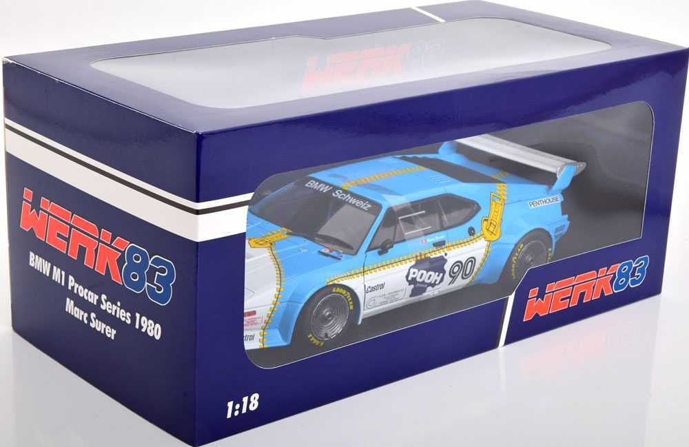 Model 1:18 Werk83 BMW M1 Procar #90 M1 ProCar Series 1980 M.Surer