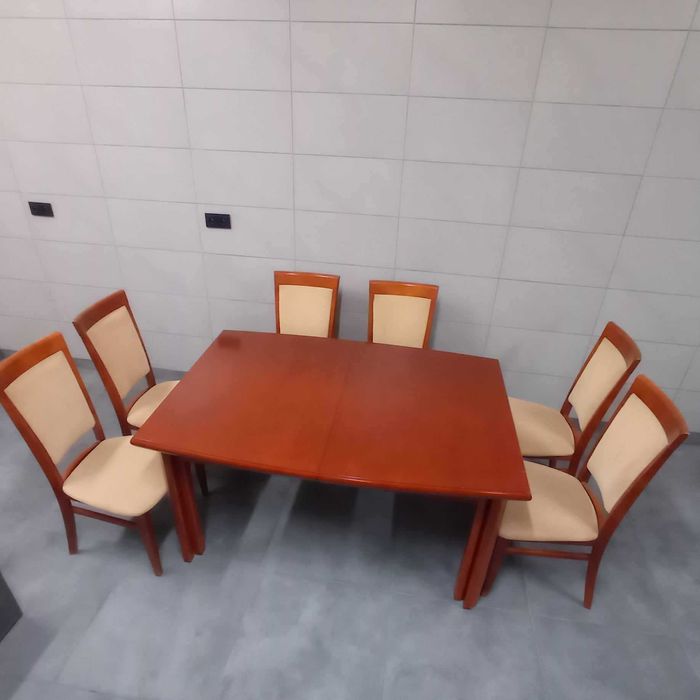 Stół drewniany wieloosobowy do 20 osób - bardzo solidny i elegancki !