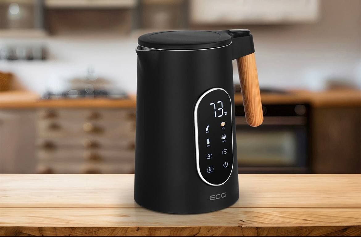Електрочайник ECG RK 1799 Smart Black/Smart White
