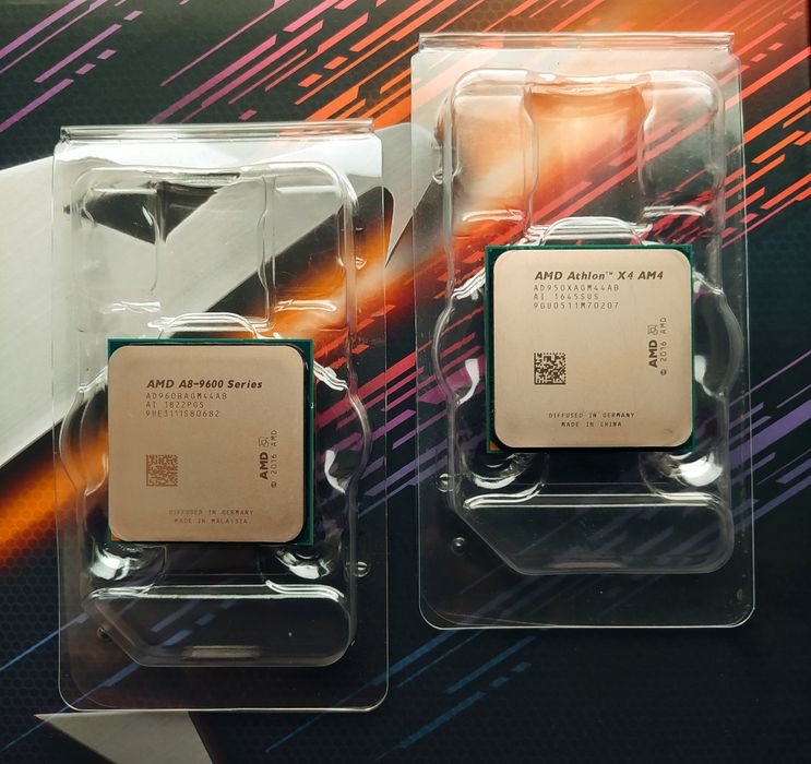Athlon 200GE/ Athlon X4 950/ A8-9600 процессоры AMD s-AM4