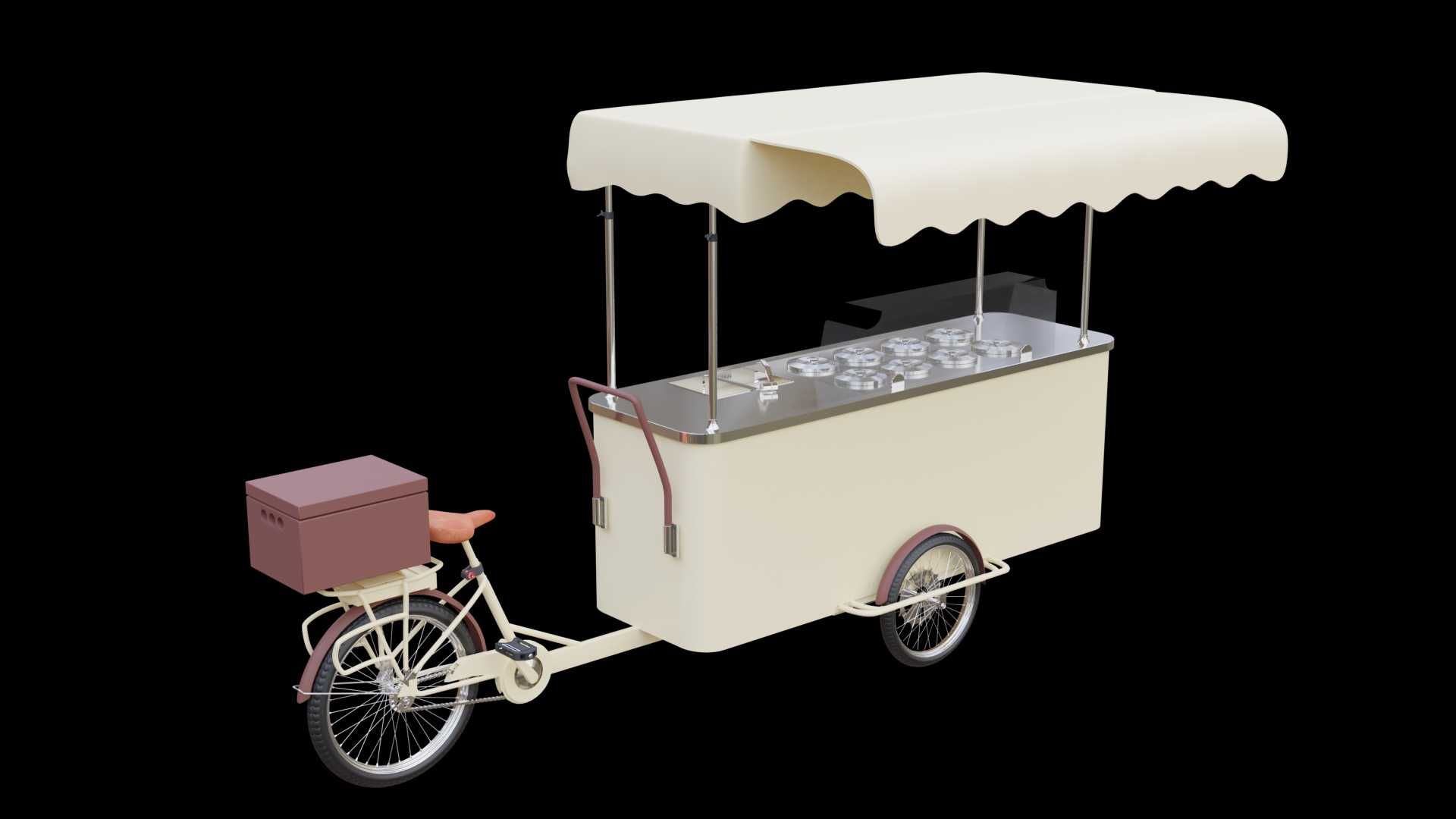 Rower gastronomiczny | Riksza na Lody | Leasing | Foodbike