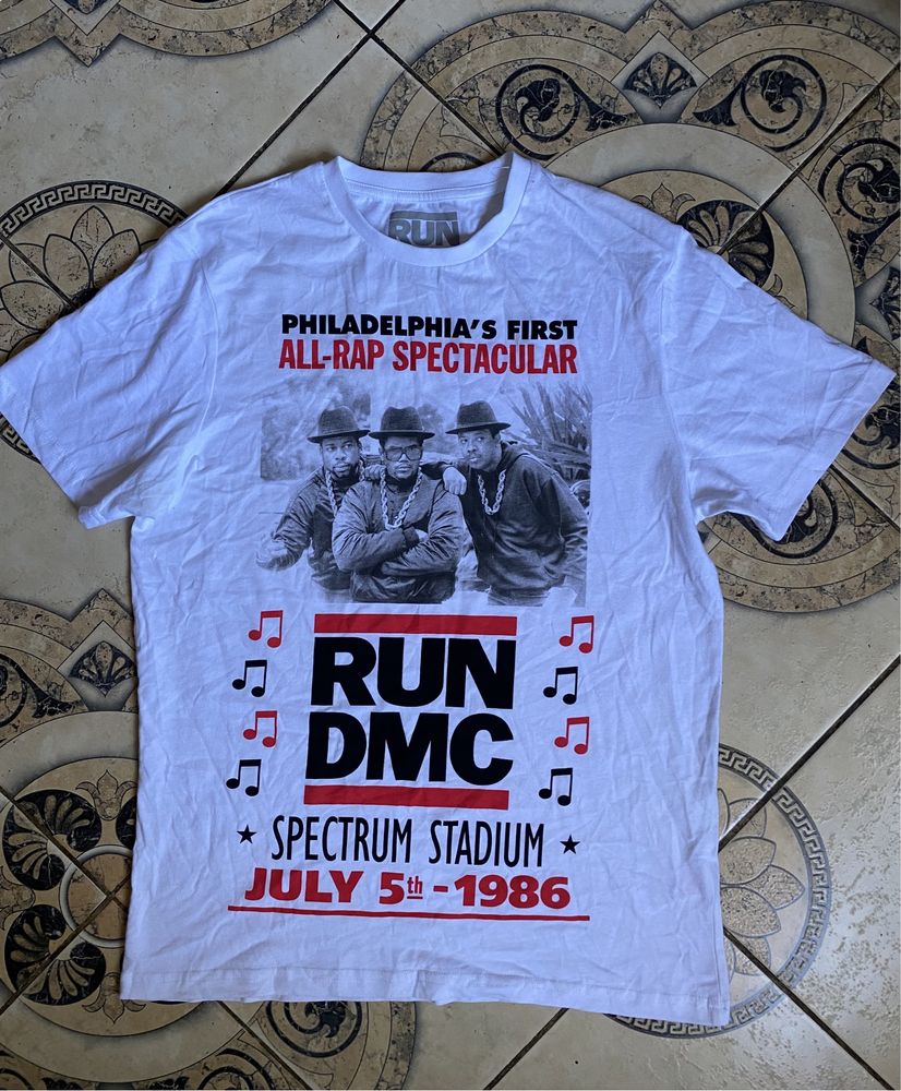 Run-D.M.C. RAP американская рэп-группа Мужская новая футболка