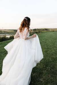 Весільна сукня весільне плаття в ідеальному стані (Львів/область)
