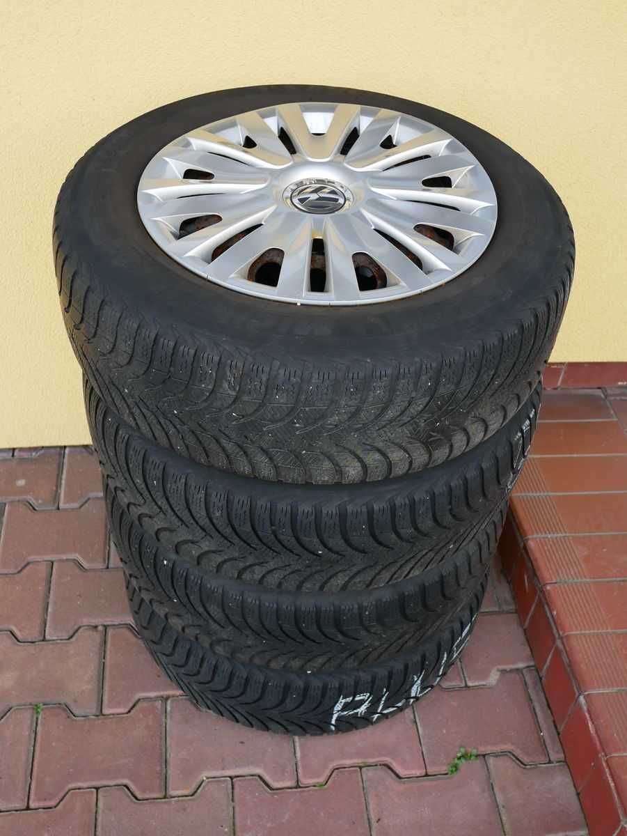 4 x Koła Zimowe stalowe Michelin Alpine 195/65R15 VW Golf