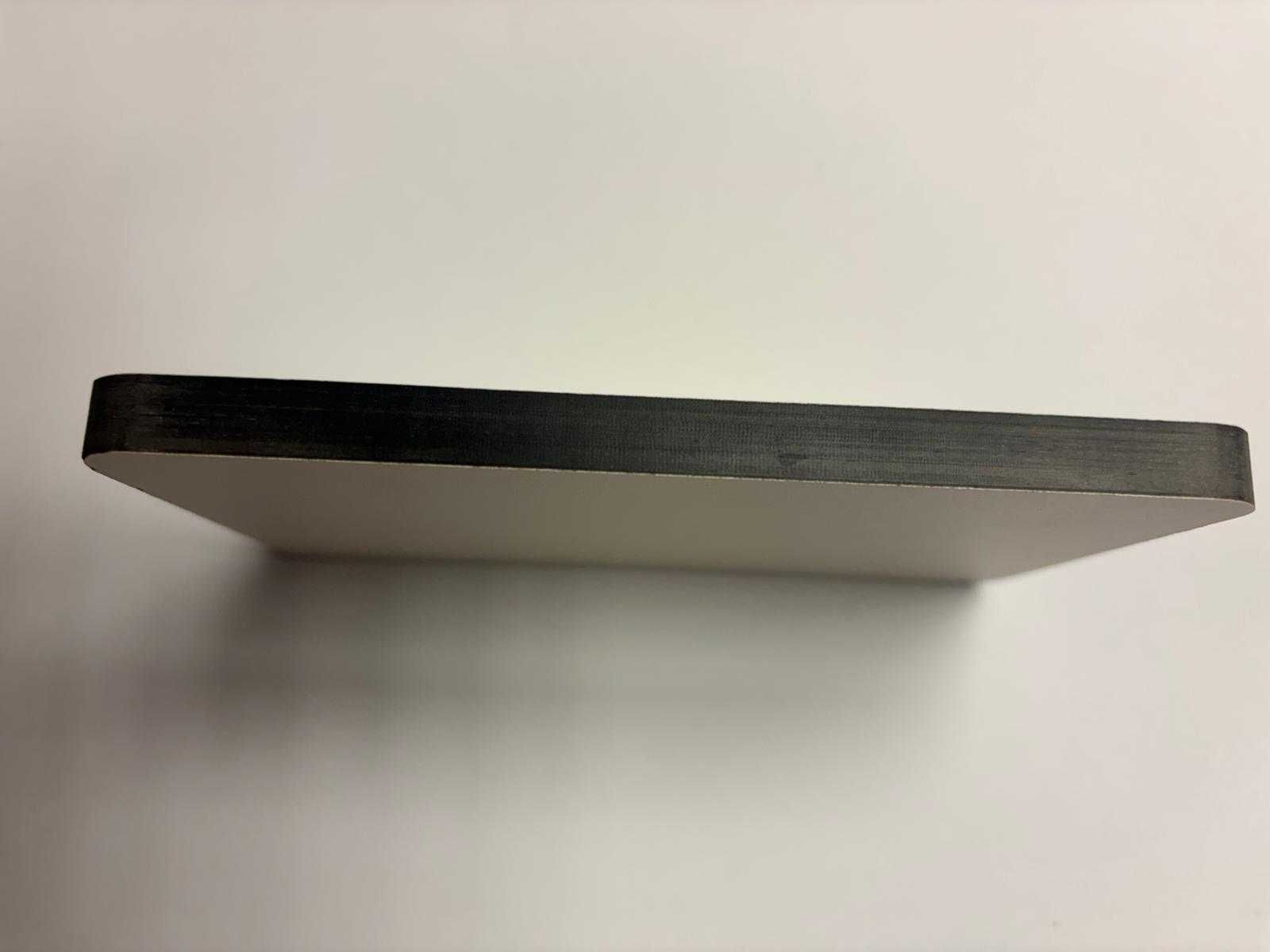 Płyta HPL kompakt biała grubość 12 mm wym. 1220 x 2440 mm