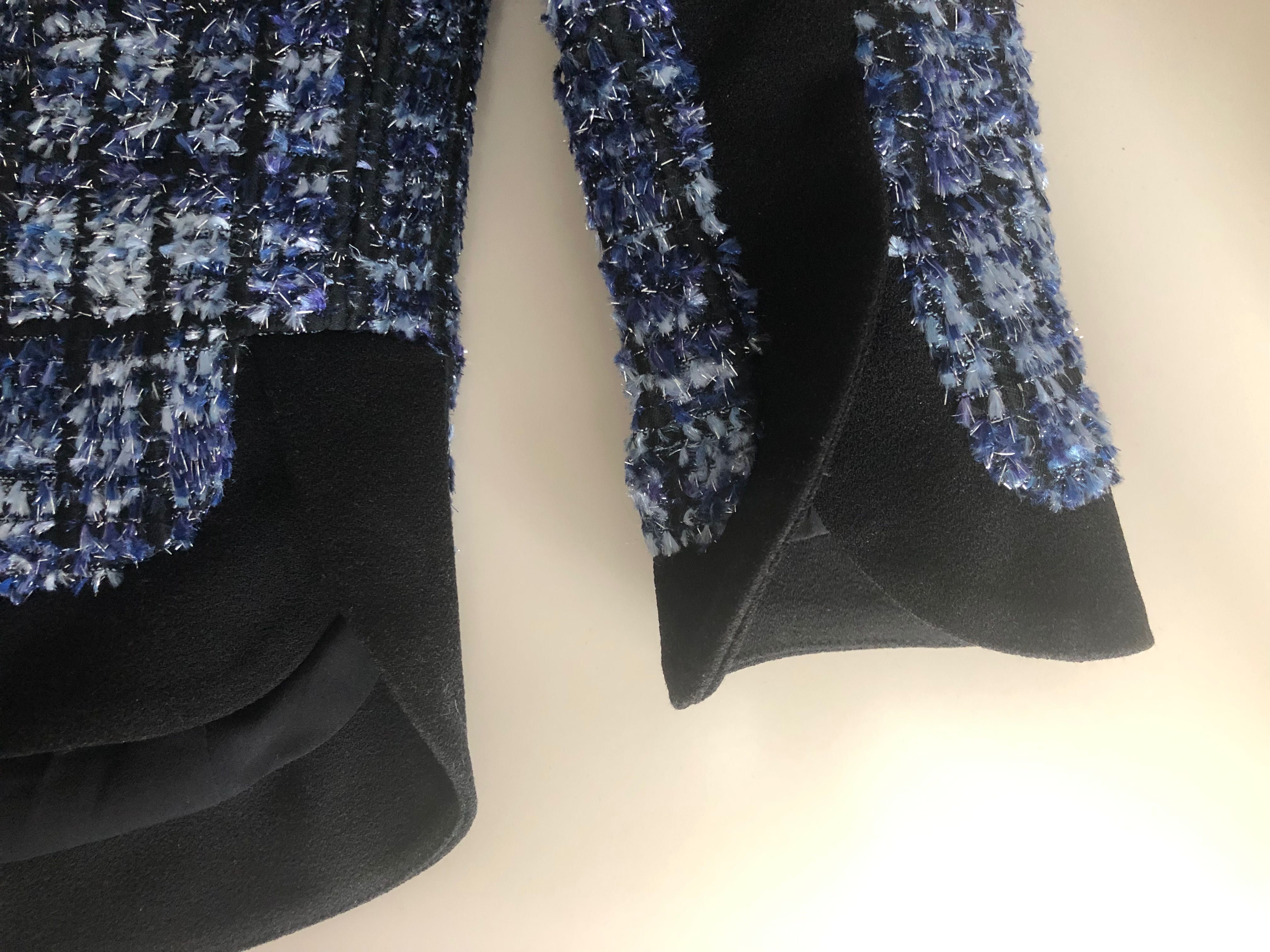 MARYNARKA chanelka cudna r.S błyszcząca nitka boucle H&M