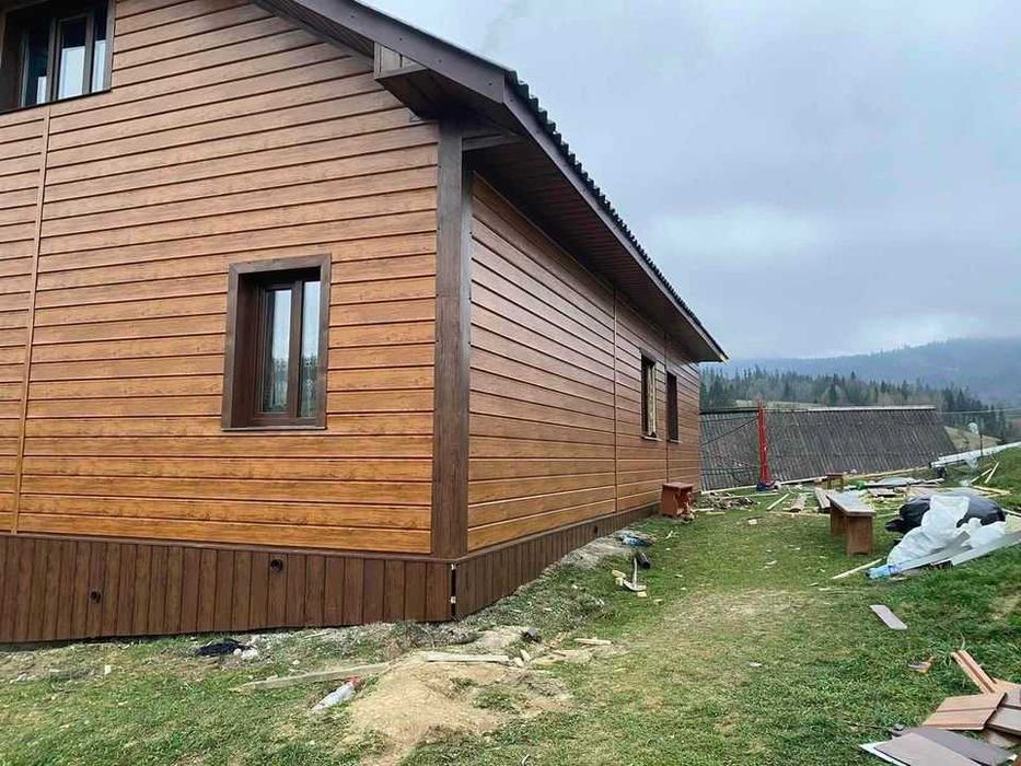 Сайдинг металочерепиця профнастил блок-хаус євро-дошка штахети ринва