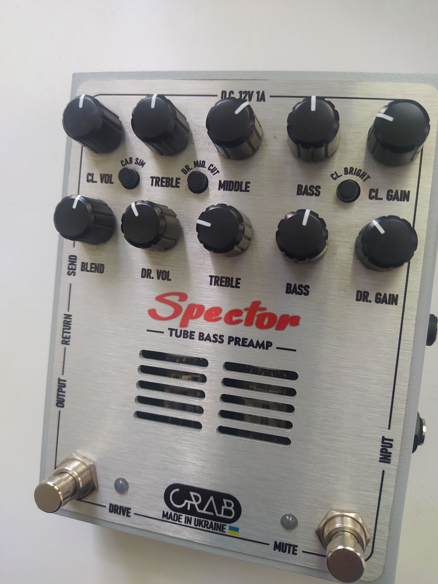 Ламповий басовий преамп Crab Effects Spector