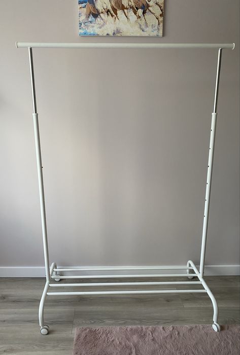 Wieszak biały stojący Ikea
