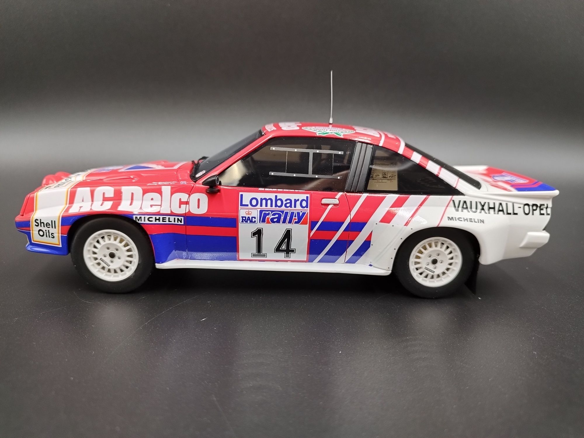 1:18 Otto 1:18 Opel Manta 400 #14 J.Mcrae RAC Rally 1985 model