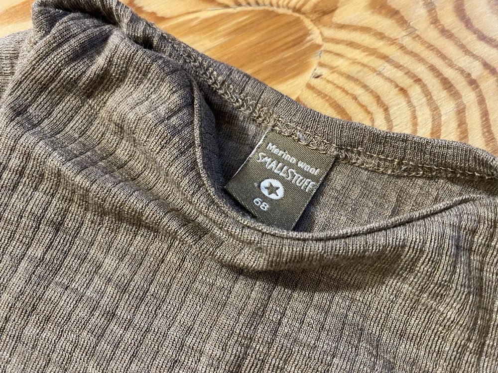 Zestaw legginsy + body 100% merino Smallstuff roz. 68