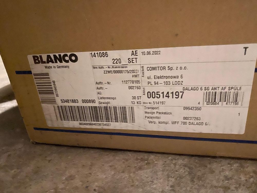 Sprzedam nowy zlew Blanco Made in Germany kolor Antracyt