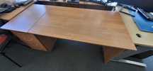 Zestaw biurko 120x70cm + kontener dostawny