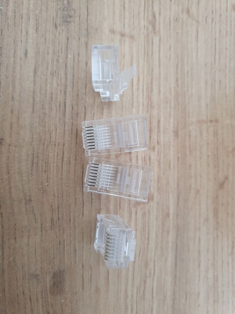 Zestaw złącz RJ45 wtyk Western 8(8) Schwaiger