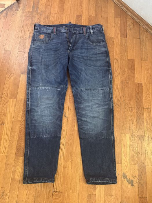 Мужские мото джинсы