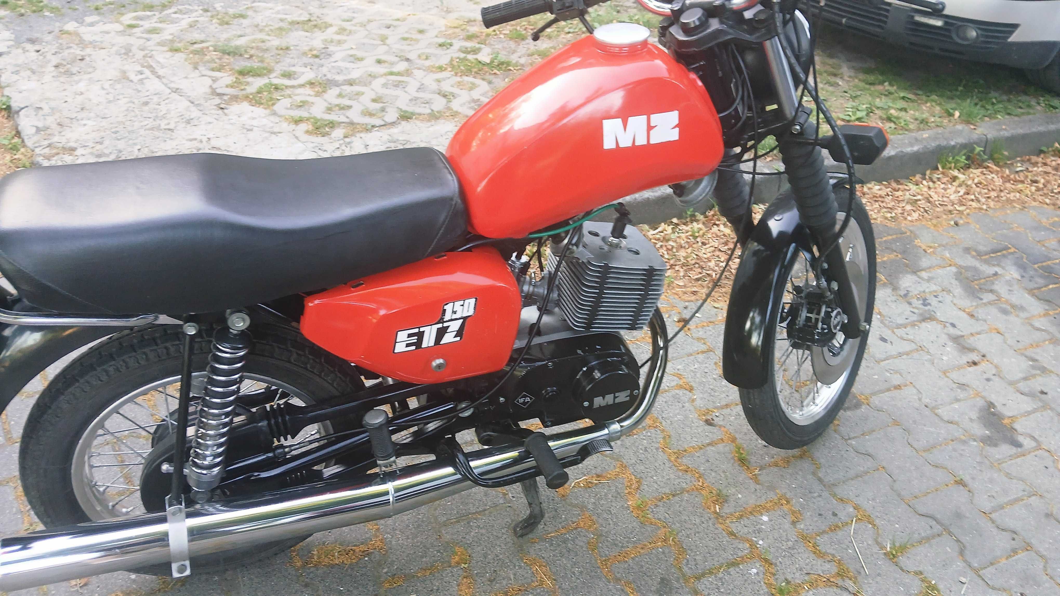 MZ ETZ 150 org. lakier, BING, CDI, Super Stan, zarejestrowana