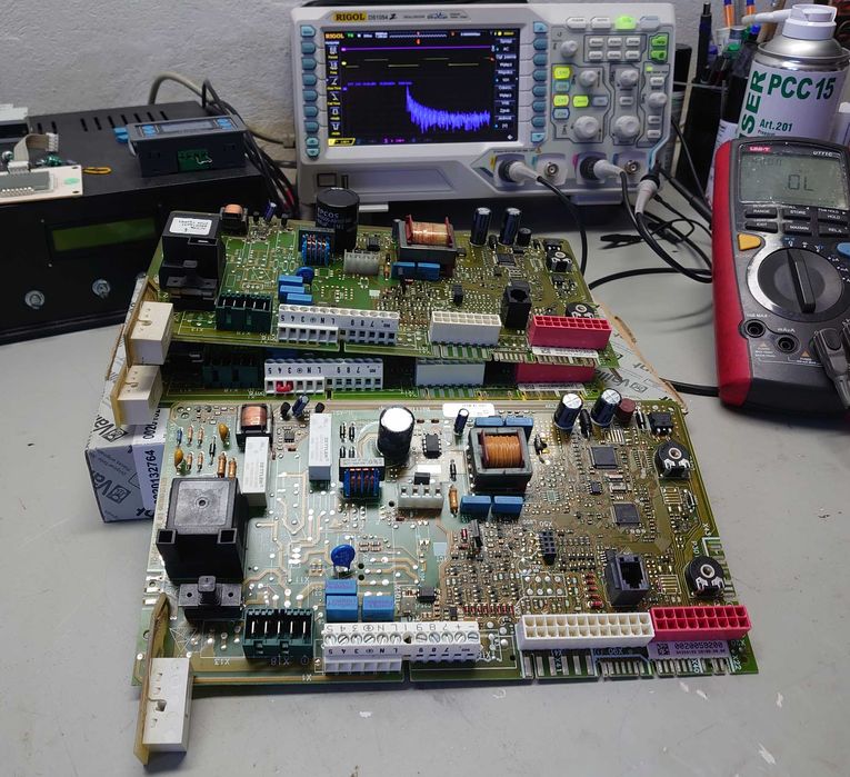 Płyta główna sterownik Vaillant ecoTEC / atmoTEC błąd F61, F27