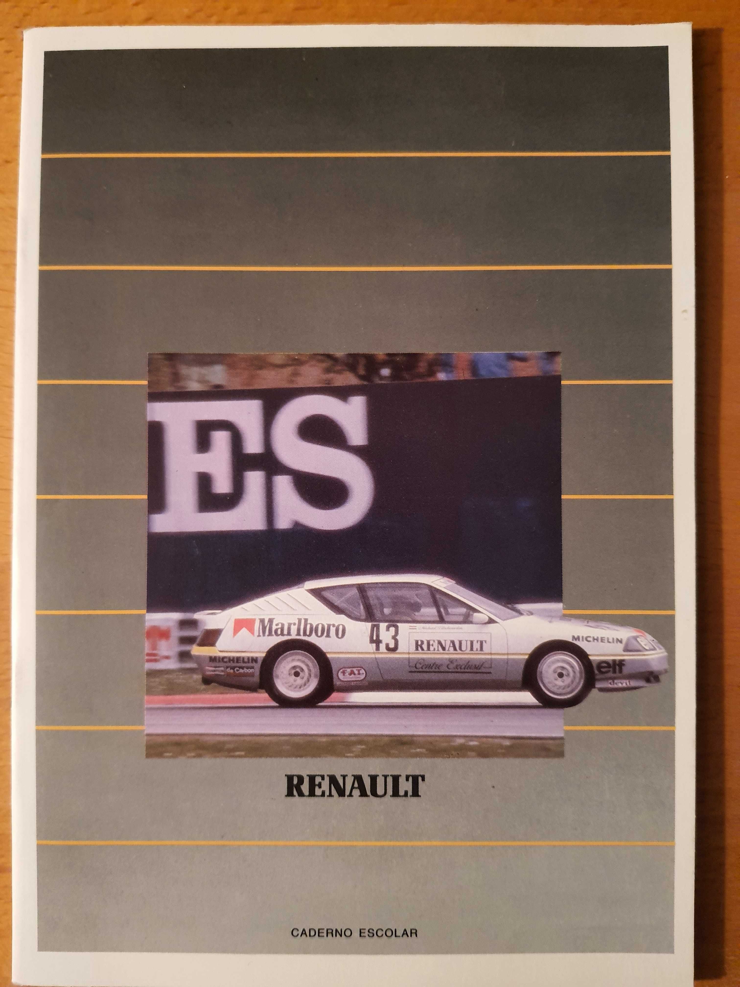 Cadernos Renault antigos - anos 80 -