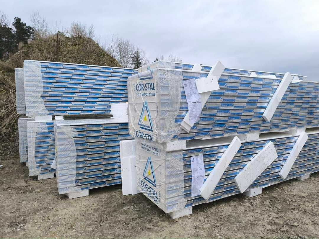 Сендвіч-панель, утеплювач PIR. 40-200 мм, PIR,MW fiberglass, Poland