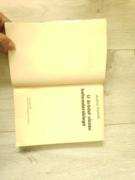 U źródeł obozu belwederskiego, Andrzej Garlicki